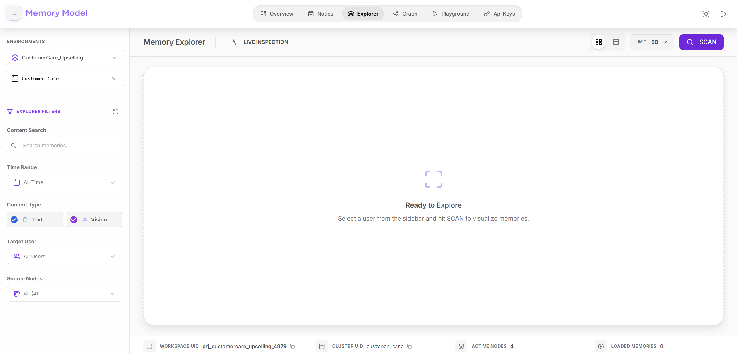 Explorer Main Interface - Light