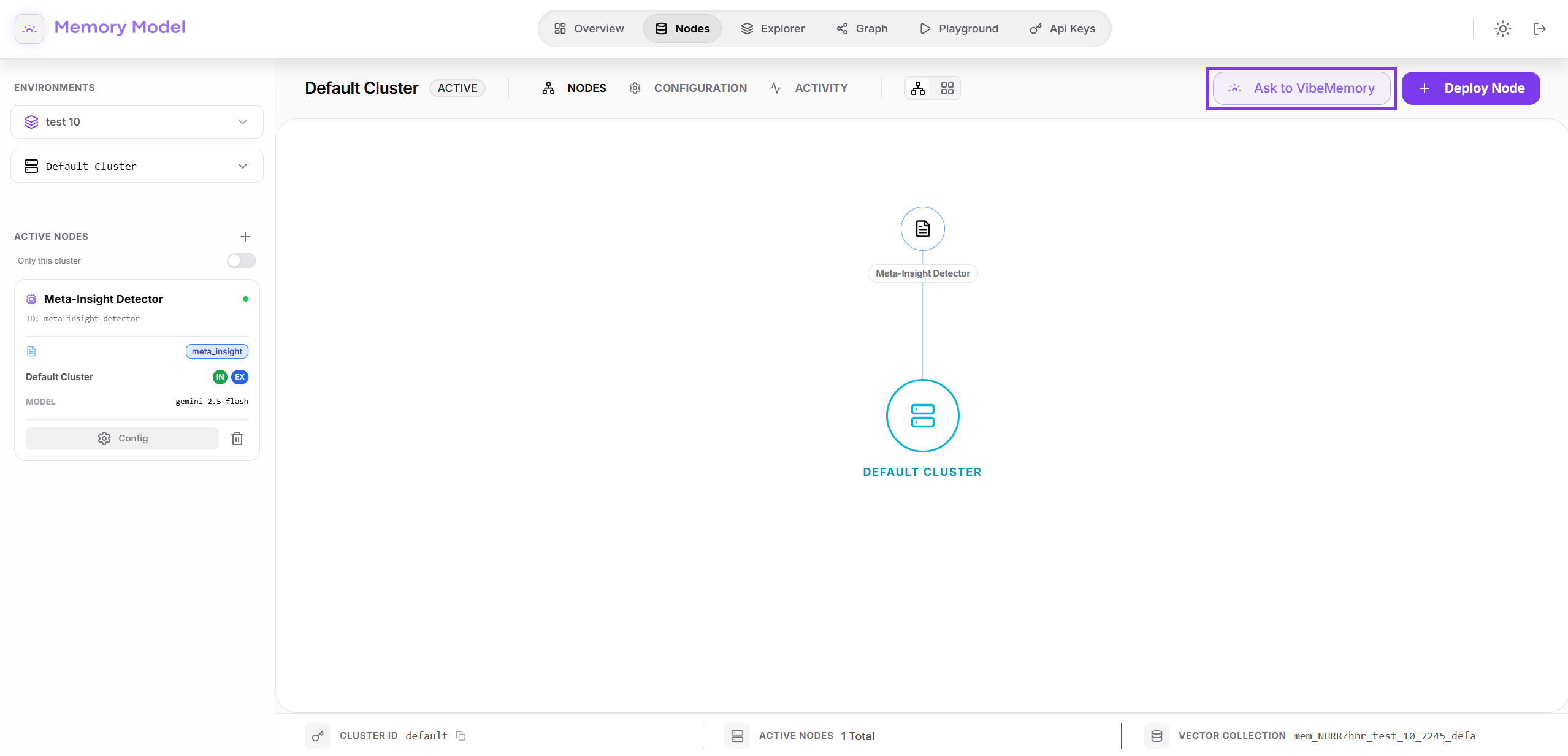 Launch VibeMemory - Light